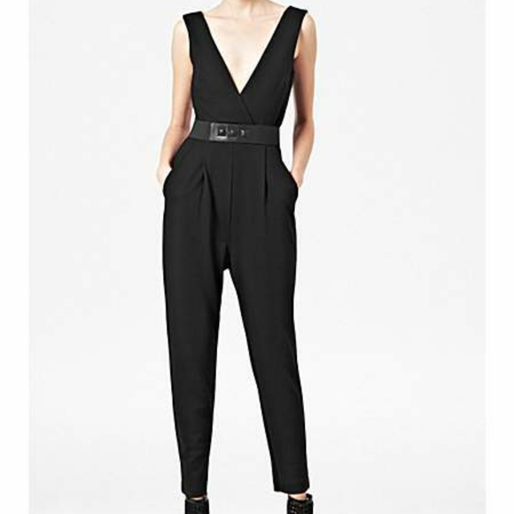 FRENCH CONNECTION MARIE V-NECK JERSEY JUMPSUIT SIZ - Picture 1 of 3